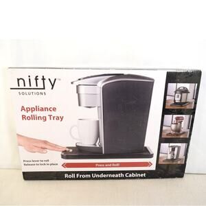 Appliance Rolling Tray Nifty Solutions Quick Pullout from Under Cabinets